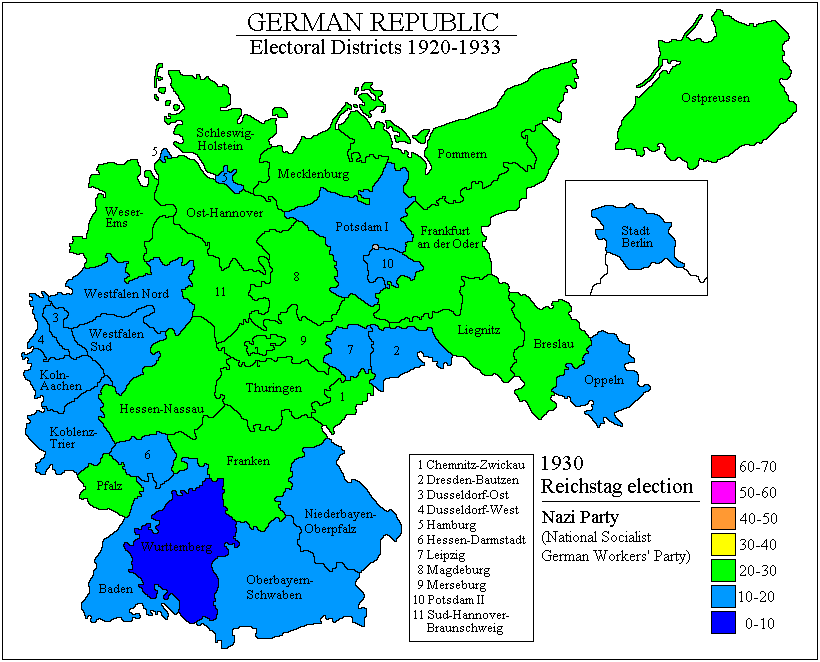 Germany Map 1930