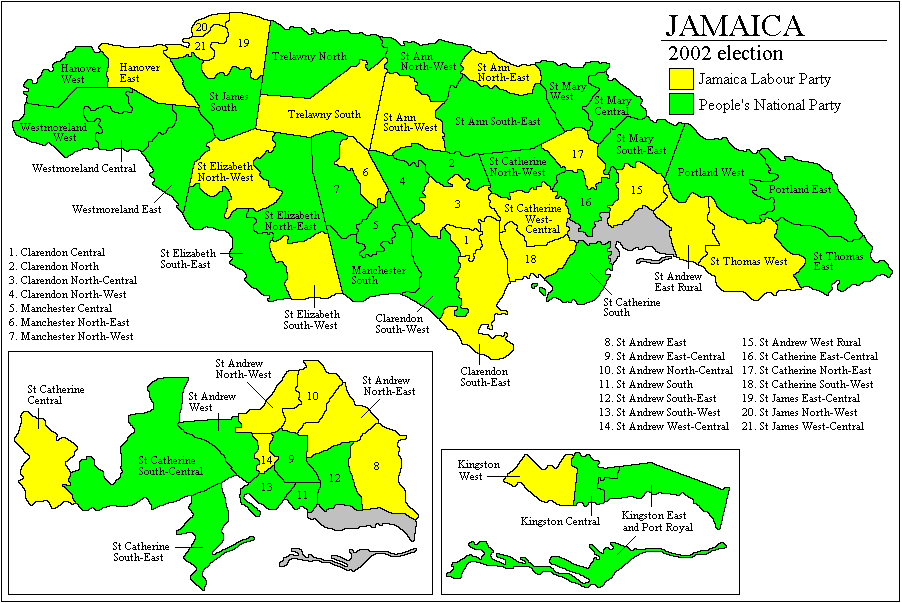 jamaica legislative election 2002