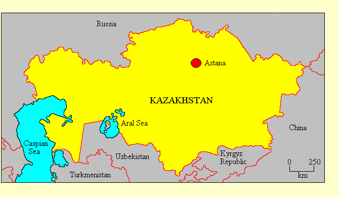 Татарстан казахстан карта